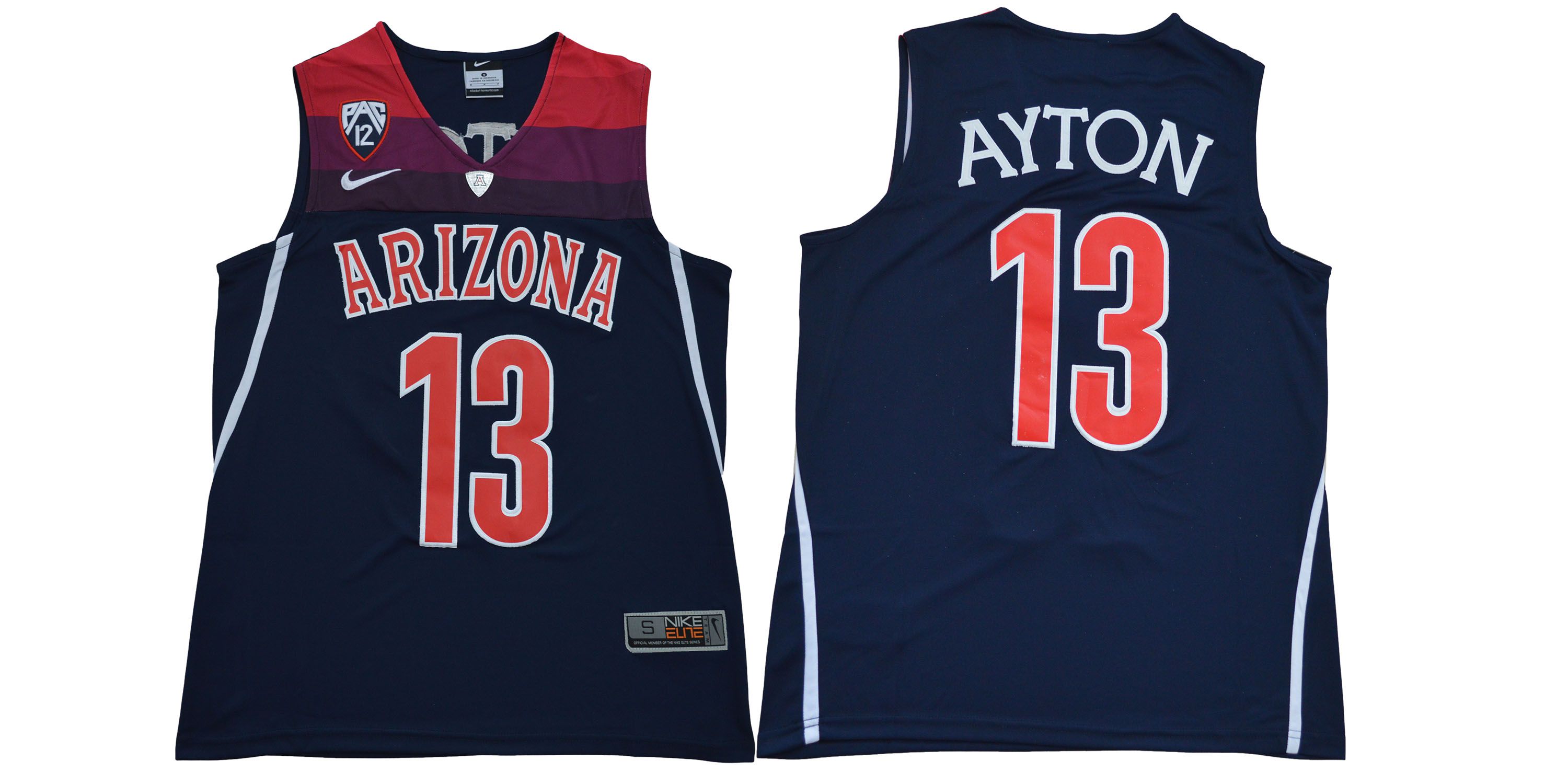 Men Arizona Wildcats #13 Ayton Blue NBA NCAA Jerseys->ncaa teams->NCAA Jersey